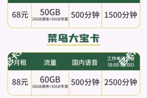 长期可以办理的语音卡套餐有哪些？