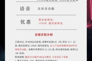 河南星卡流量版29元版（附在线办理入口）